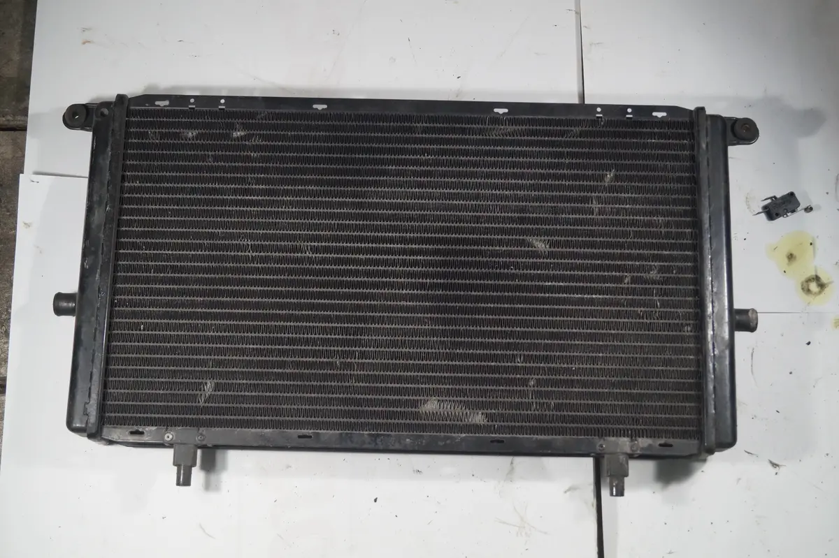 Used Jaguar Transmission Cooler Radiator Part Mnc8200ae. Fits Jaguar With Supercharged Engines S Type,Xk,Xkr,Xjr.Xj8 1998-2006. 1