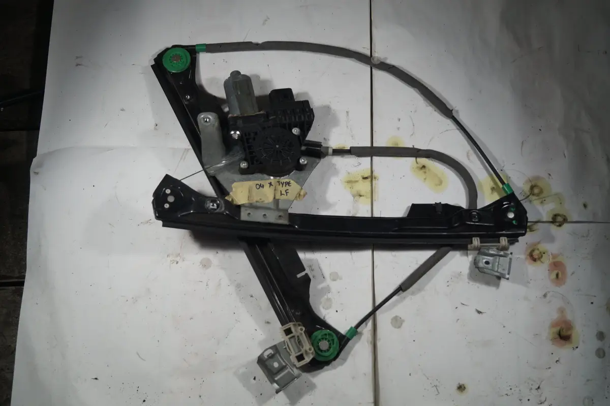 Used Left Front Window Lift Regulator And Motor For Jaguar Part #C2s51554. Ftits Jaguar X Type 2002-2008 1