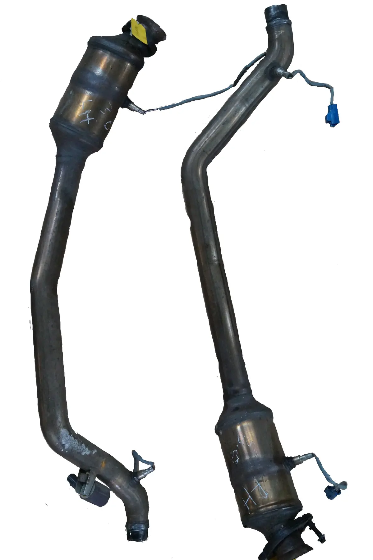 Used Jaguar Catalytic Converter Part #(R)C2d43367(L)C2d45773. Fits Jaguar Xj 2013-2017 1