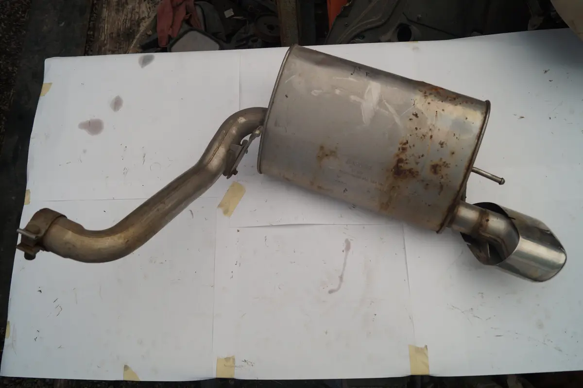 Used Jaguar Right Muffler Part #8X23-5230-Fe. Fits Jaguar Xf With 4.2L  Petrol Engines 2009-2011 1