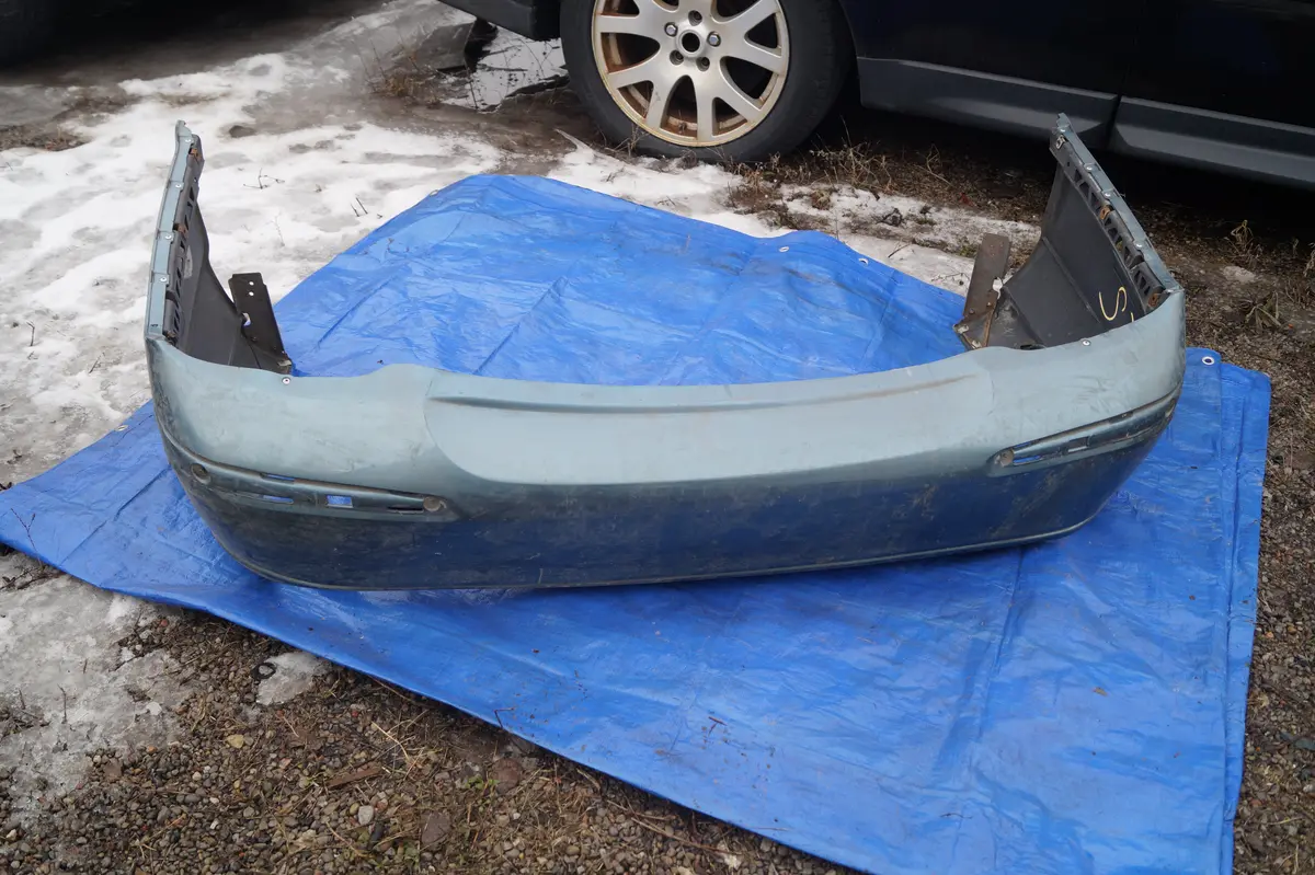 Used Jaguar Rear Bumper W/O Park Sensor Part #Xr87634xxx. Fits Jaguar S Type 2000-2004. 1