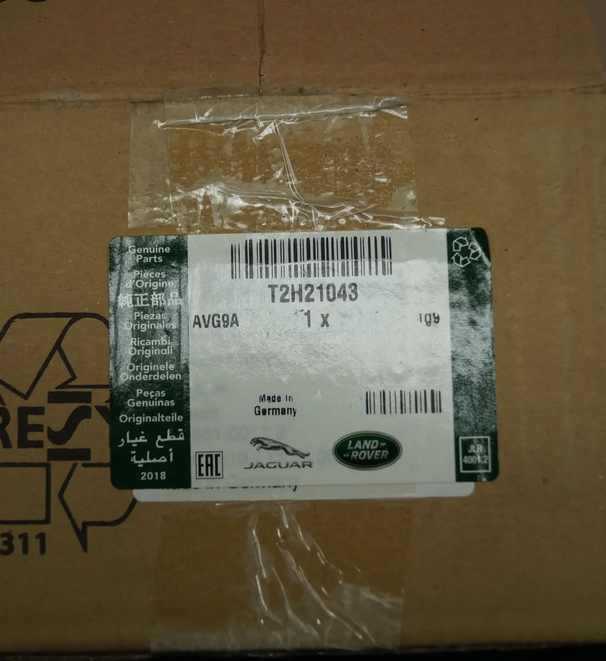 New Jaguar F-Pace/Xe/Xf Disc Brake Pad Set | Part # T2h21043 1