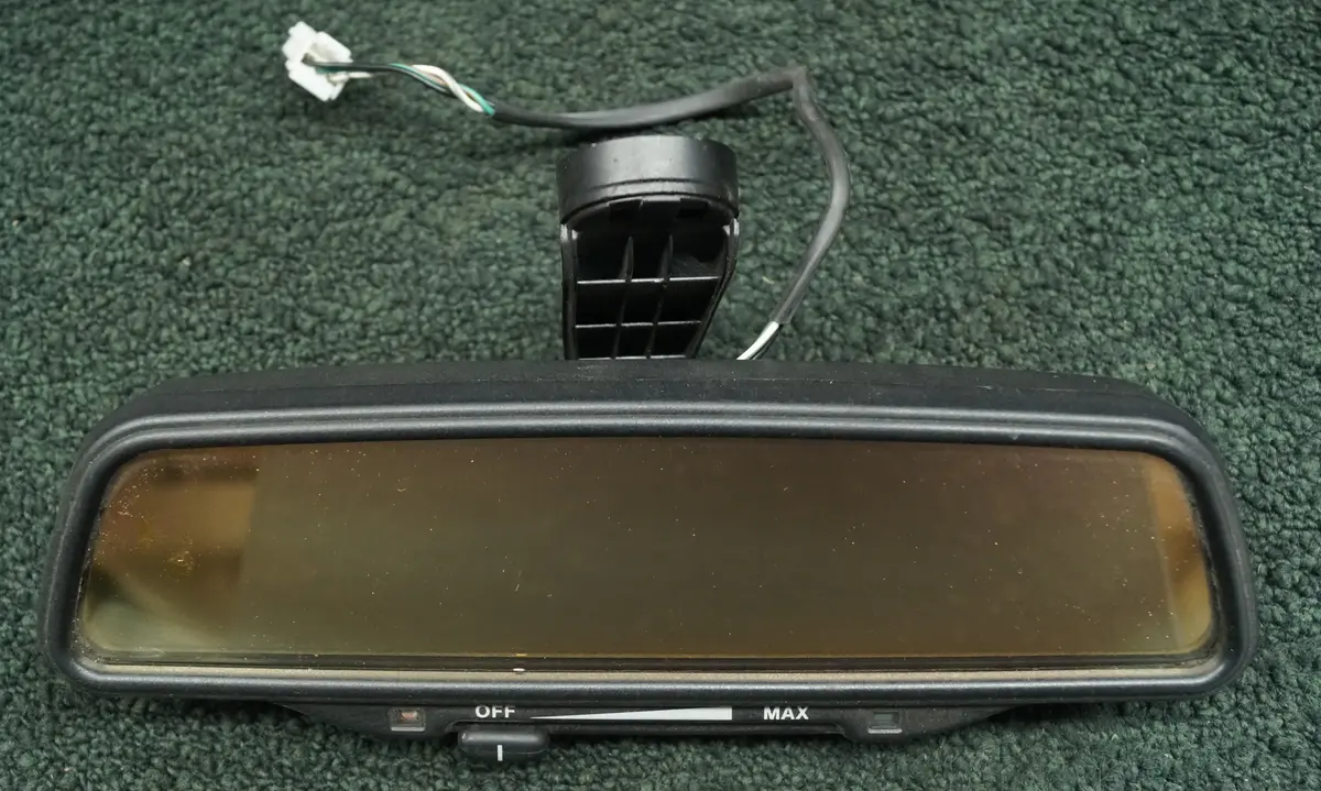 Used Auto Dim Rear View Mirror For Jaguar Part #Hmd3121aa. Fits Jaguar Xj6 1994-1996 1