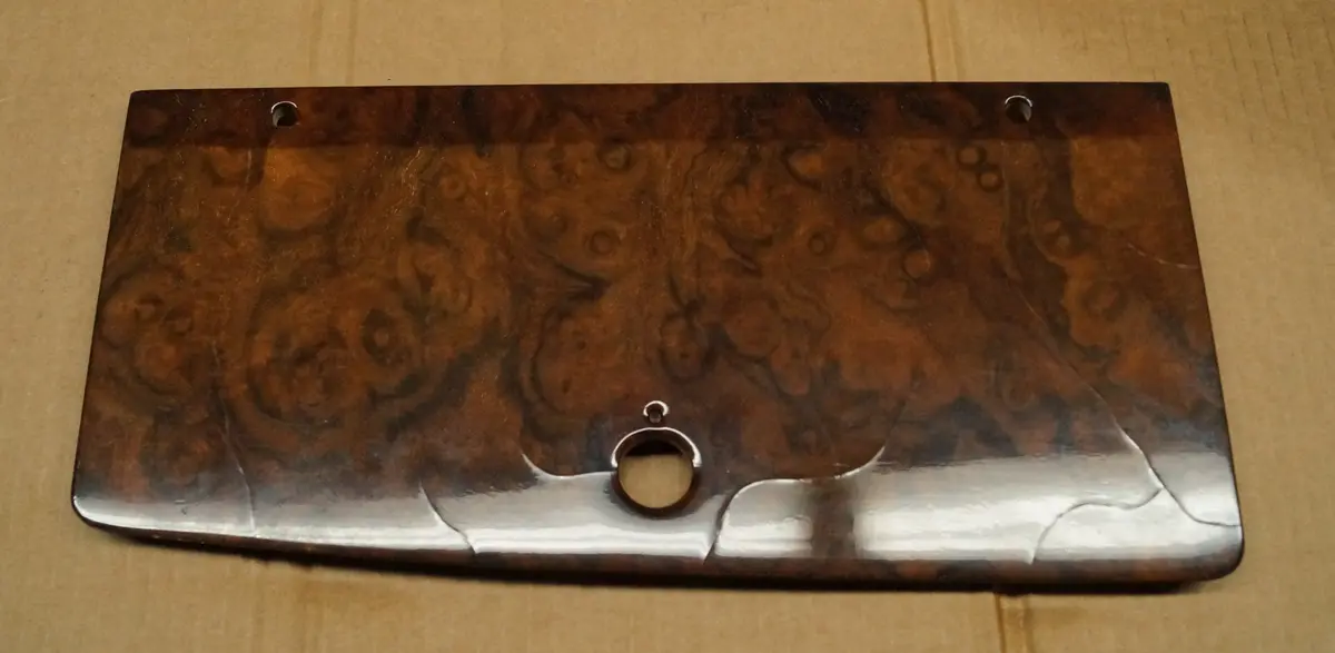1980 - 1987 Jaguar Xj (Series 3) Glove Box Wood Cover 1