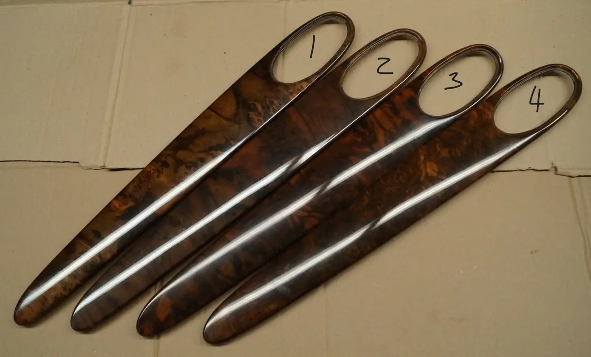 1998 - 2003 Jaguar Xj (X308) Rear Right Wood Door Trim | Part # - Gnd3120cd 1