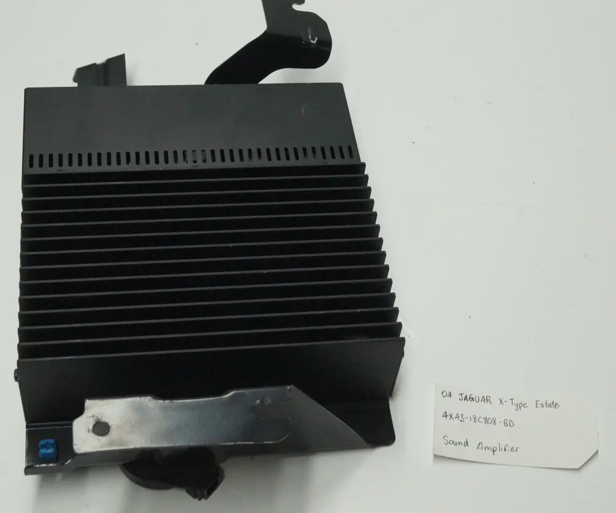 2004 Jaguar X-Type Estate (X400) Sound Amplifier | Part # - 4X43-18C808-Bd 1