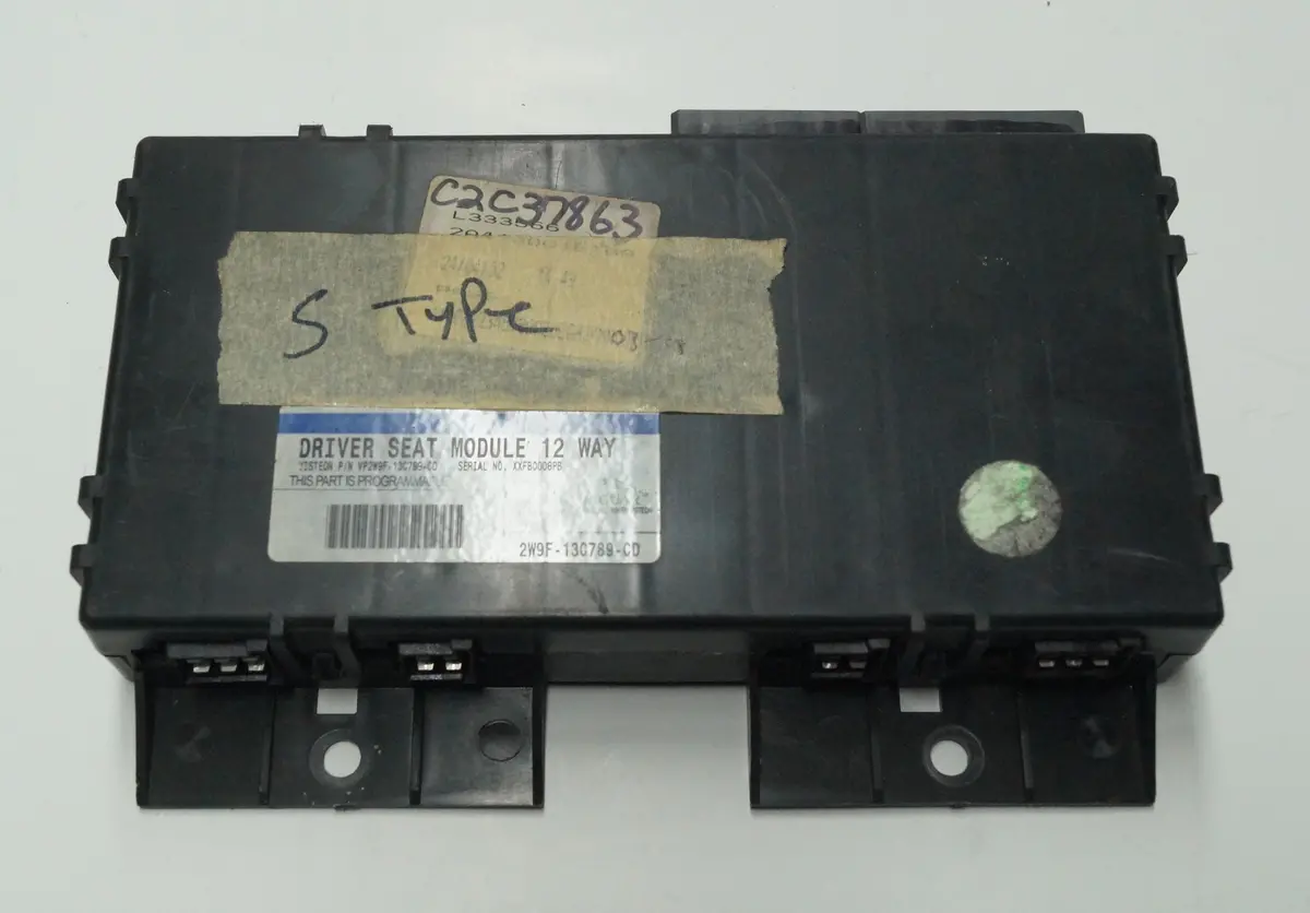 2003 - 2008 Jaguar S-Type (X200) Driver Seat Module | Part # - 2W9f-13C789-Cd 1