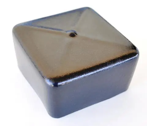 Vinyl End Cap For 3" X 3" Steel/Aluminum Tubing #200075 1