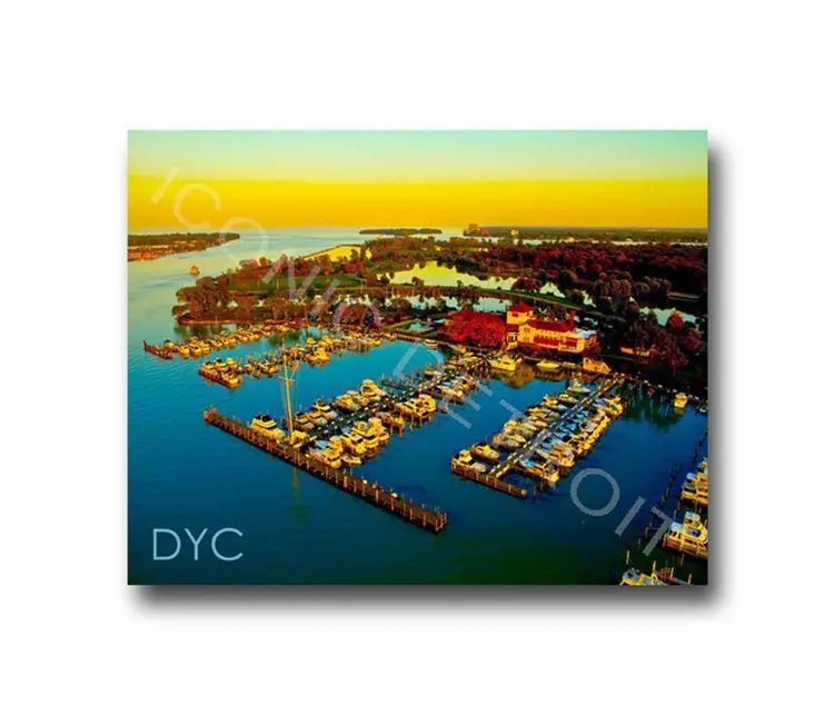 Detroit Yacht Club Aerial Luster Or Canvas Print $35 - $430 1