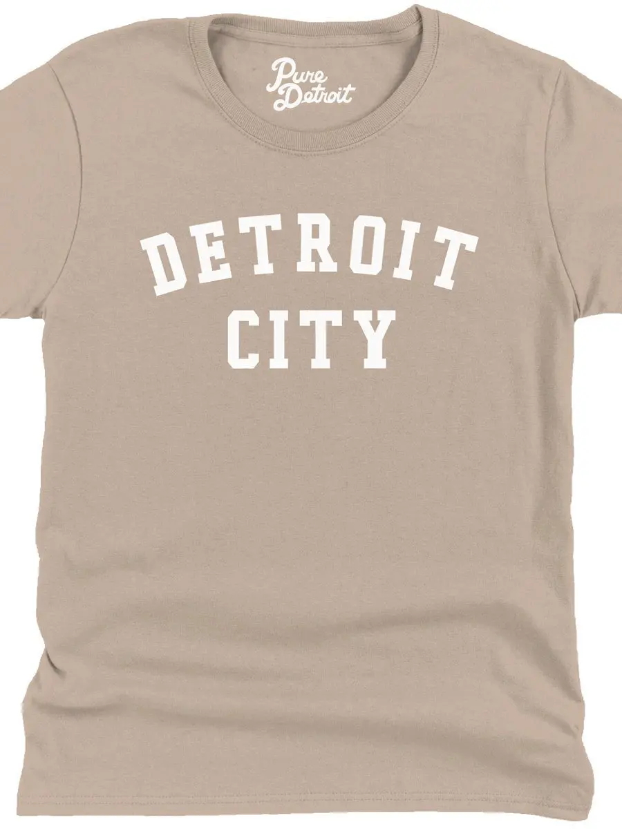 Detroit City Women's Premium Relaxed T-Shirt - White / Stone 1