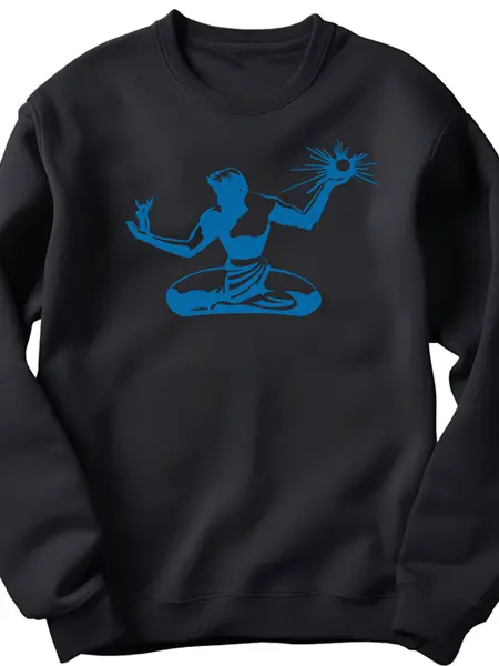 Spirit Of Detroit Unisex Sweatshirt - Blue / Black 1