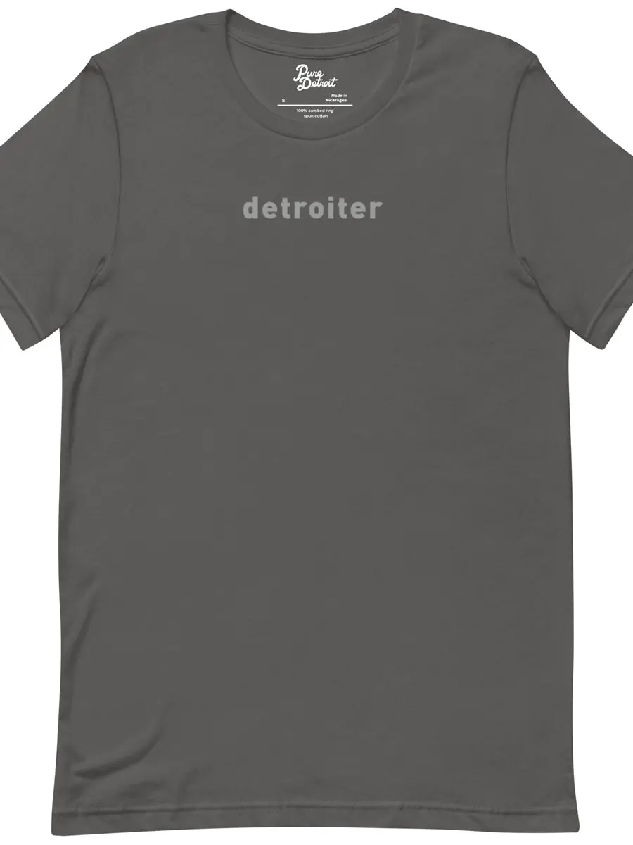 Detroiter Unisex Premium T-Shirt - Asphalt / Gray 1