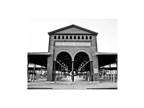 Eastern Market Black And White Luster Or Canvas Print $35 - $430 1