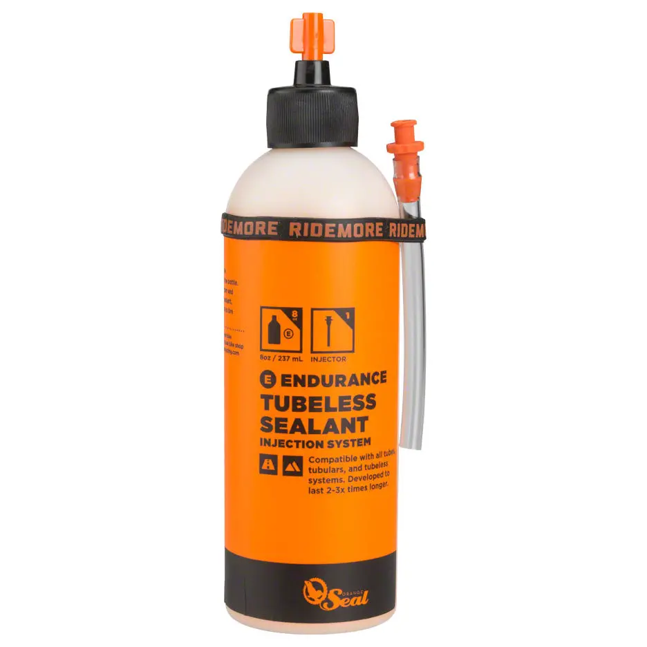 Orange Seal Endurance Tubeless Tire Sealant With Twist Lock Applicator - 8Oz 1