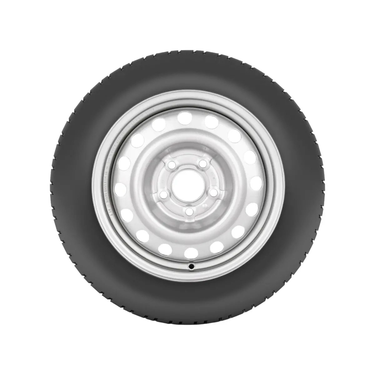 2015-2023 Chevrolet City Express Tire & Wheel - 185/60R15c (Silver) 1