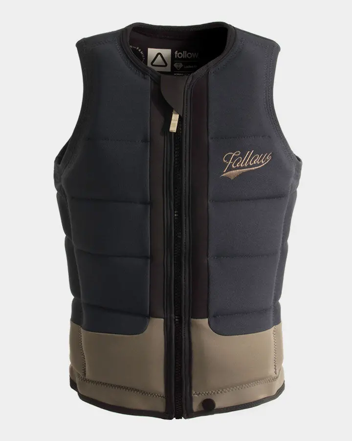 Follow - Stow Ladies Jacket - Steel/Khaki 1