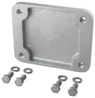 Fulton F2 Weld On Mounting Bracket For F2 Swing Jacks With 3" X 4" Mounts #500277 1