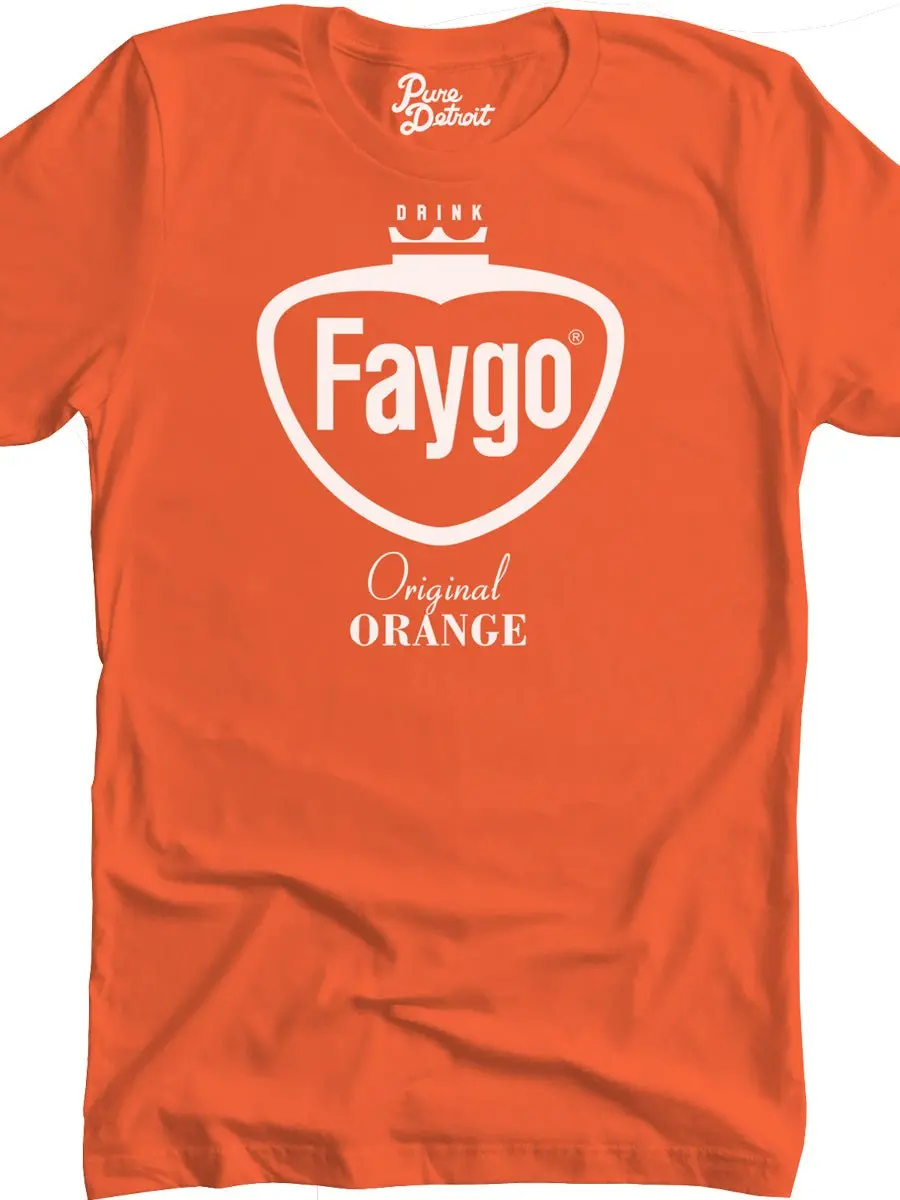 Faygo Retro Logo Premium Unisex T-Shirt - Original Orange 1