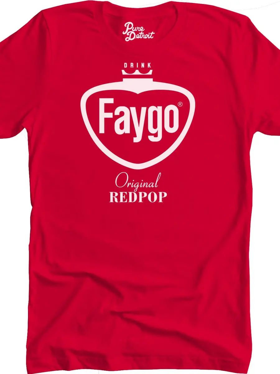 Faygo Retro Logo Premium Unisex T-Shirt - Original Red Pop 1
