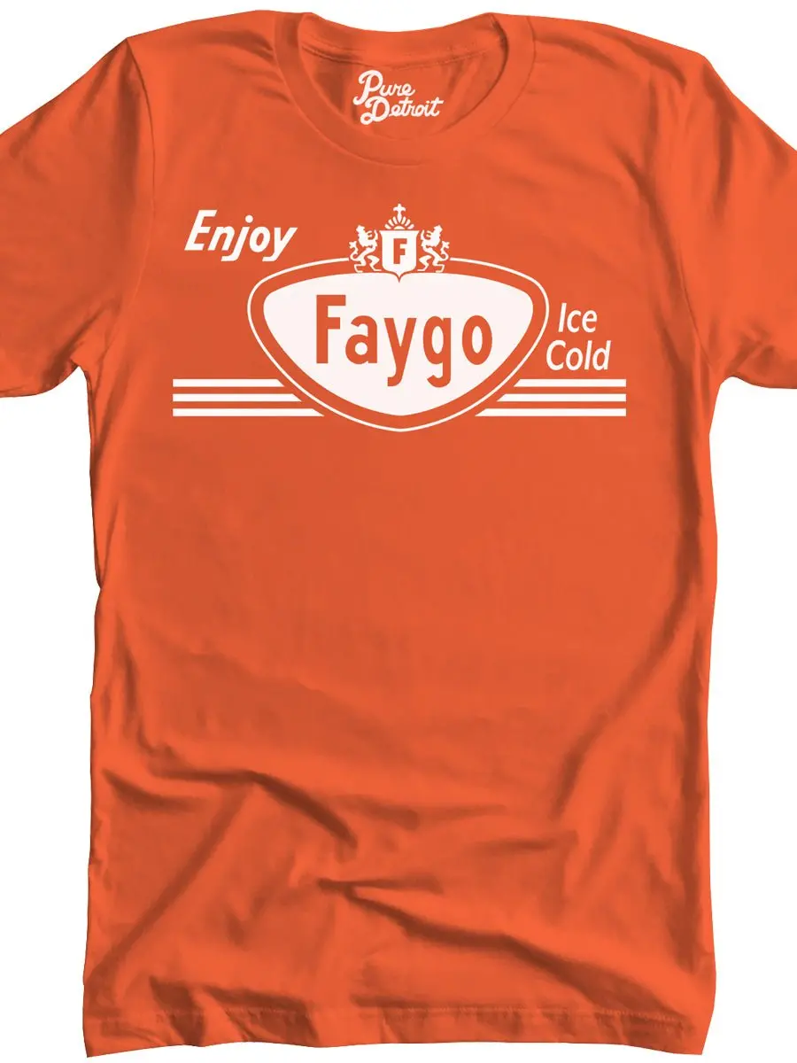 Faygo Vintage Premium Unisex T-Shirt - Orange 1