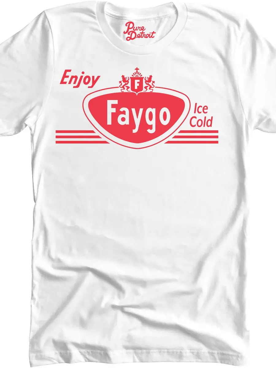 Faygo Unisex Premium T-Shirt - Red & White 1