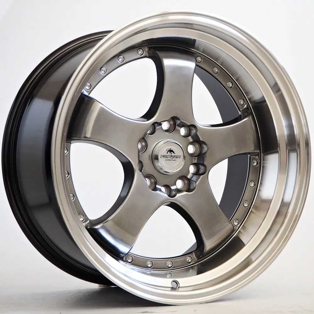 Forzza Flamber 9,5X18 5X114,3 / 5X120 Et20 74,1 Hyper Black / Lip 1