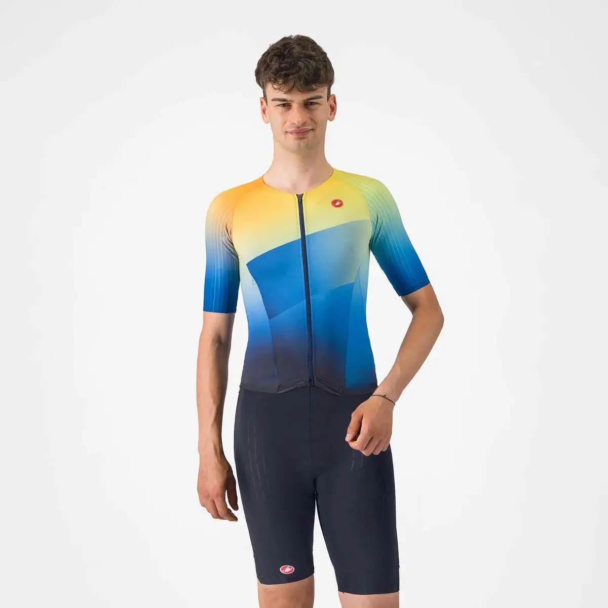 Castelli Free San Remo Men's Short-Sleeve Tri Suit