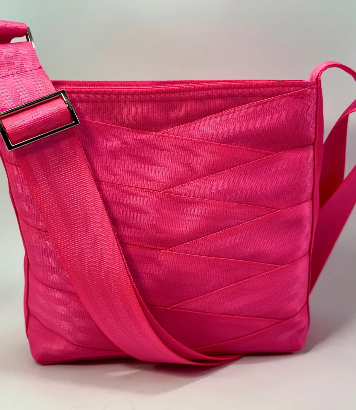 Pure Detroit Official - Medium City Slinger Tote Seatbelt Bag - Pink Pre Order 1