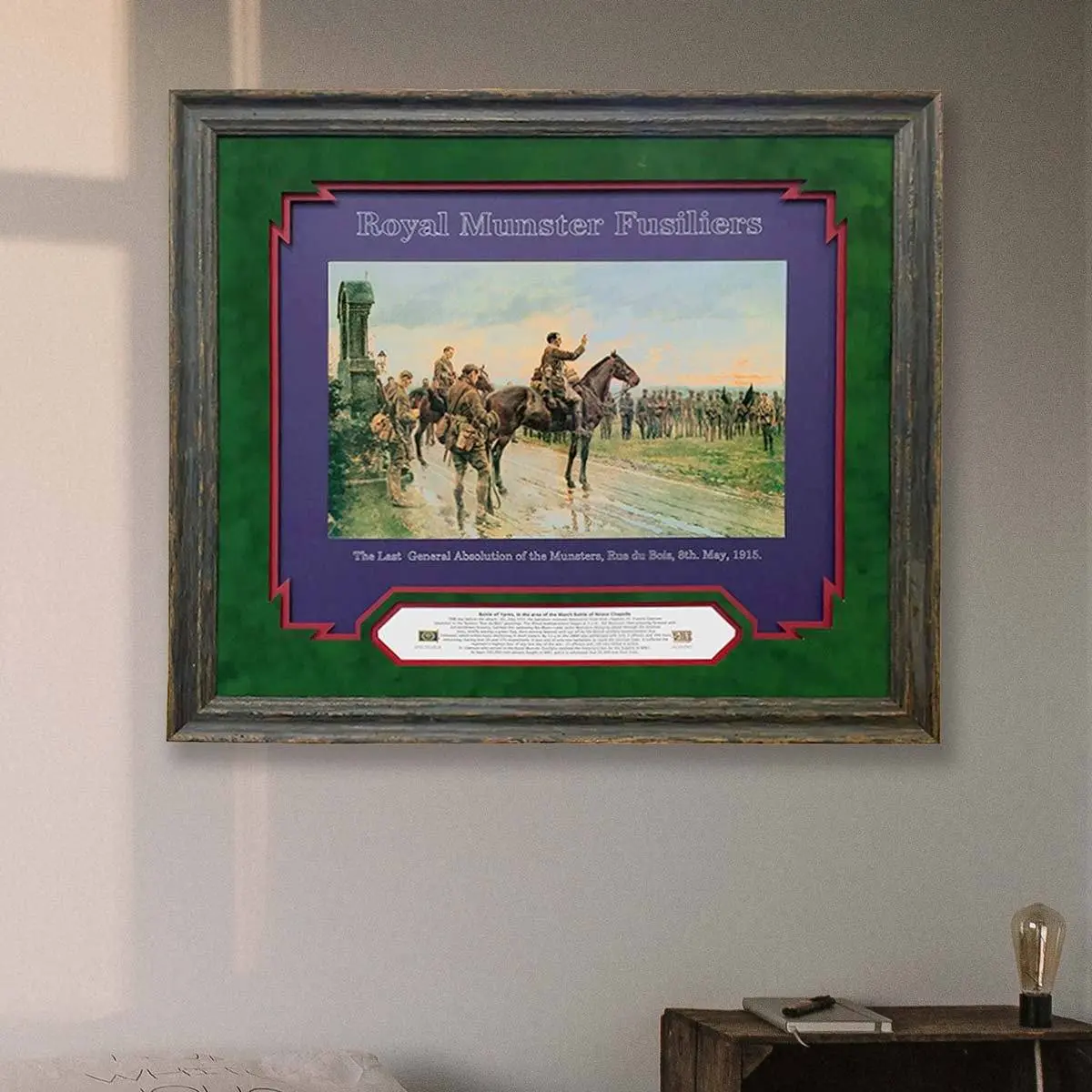 Munster Fusiliers Last Absolution Gift Frame | 1