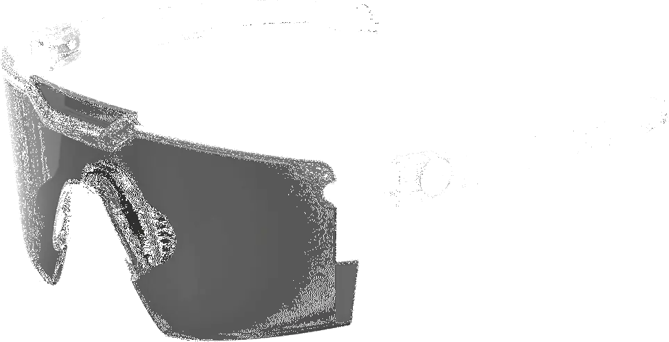 Future Tech Sunglasses: Vapor Clear Frame Photochromic Lens Z87+ 1