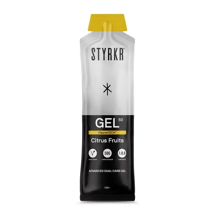 Styrkr Gel50 Dual-Carb Energy Gel- Citrus Fruits 1