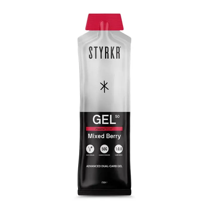 Styrkr Gel50 Dual-Carb Energy Gel- Mixed Berry 1