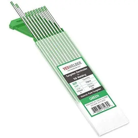 Pure 4.0*175 Mm Green Tungsten Electrodes 1