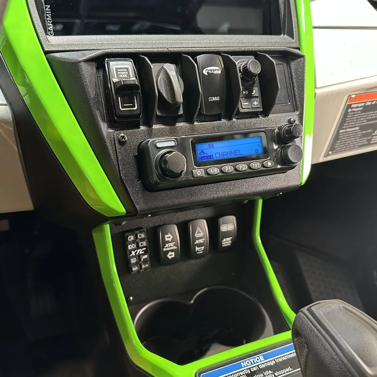 Kawasaki Teryx4 And Teryx5 H2 Complete Communication Kit With Bluetooth Intercom And 2-Way Radio 2