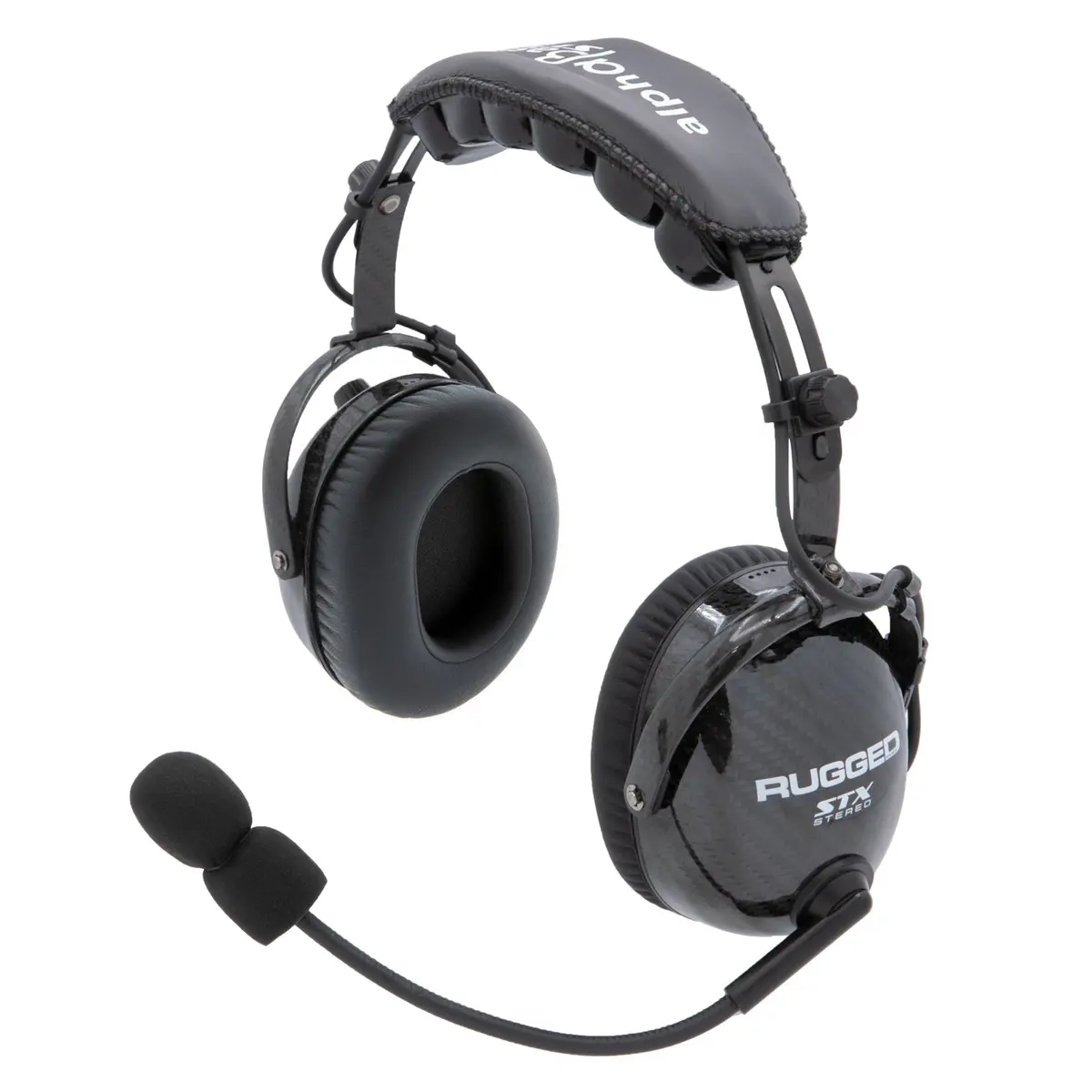 Alphabass Carbon Fiber Stereo Headset With Bass Boost And Volume Control (Oth And Bth) 1