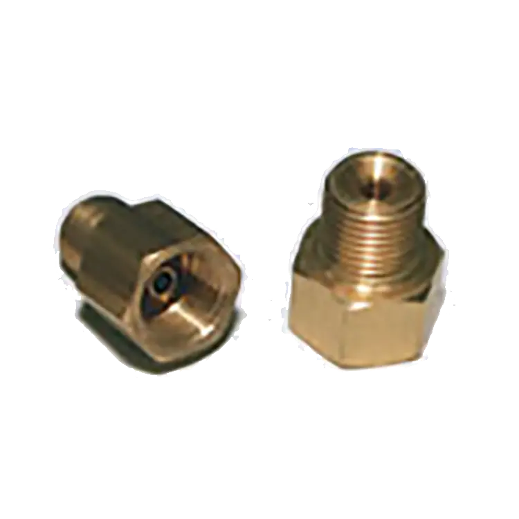 Brass Brake Line Reducer Adapter 3/16" Female X 5/16" Male #Blu 7817 1
