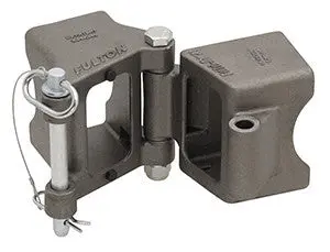 Fulton Fold-Away Hinge Kit For 3" X 4" Trailer Tongue, Weld-On #Hdpw340300 1