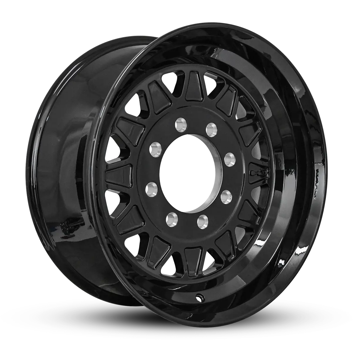17.5X6.75 8X6.5 Hpd Hdt Forged Gloss Black Trailer Wheel (Hub Centric) 1