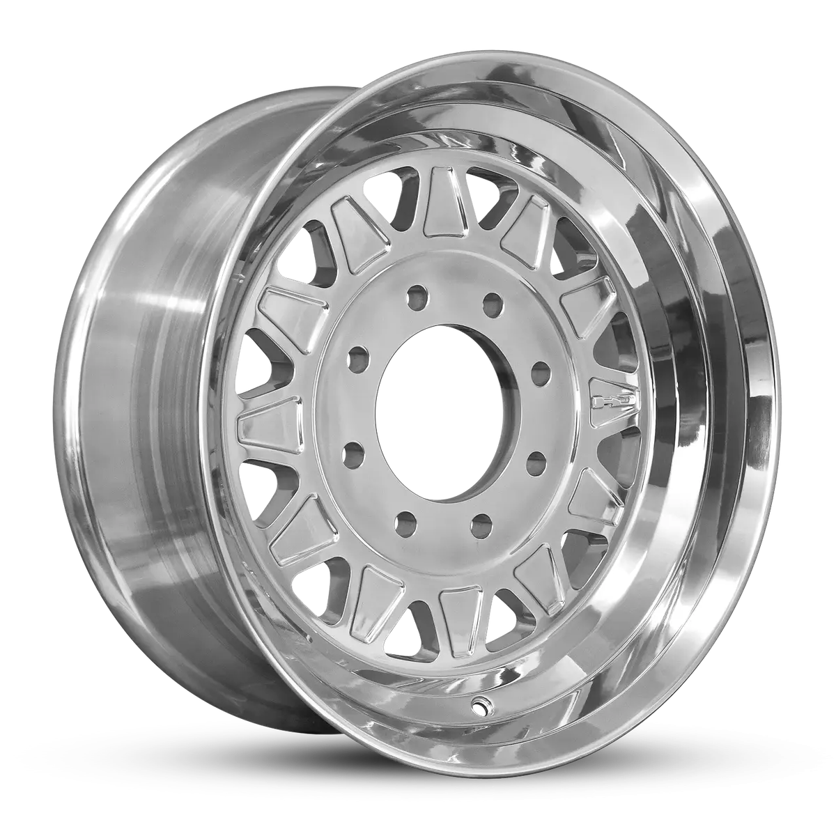 17.5X6.75 8X6.5 Hpd Hdt Forged Full Polish Trailer Wheel (Hub Centric) 1