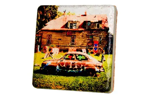 Heidelberg Detroit Porcelain Tile Coaster 1