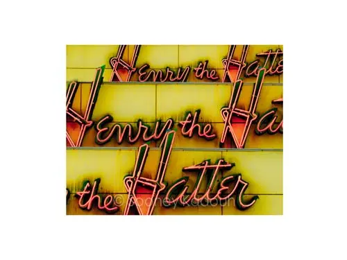 Henry The Hatter Neon Luster Or Canvas Print $35 - $430 1