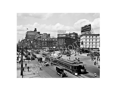 Historic Campus Martius Black And White Luster Or Canvas Print $35 - $430 1