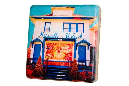Hitsville Motown Porcelain Tile Coaster 1