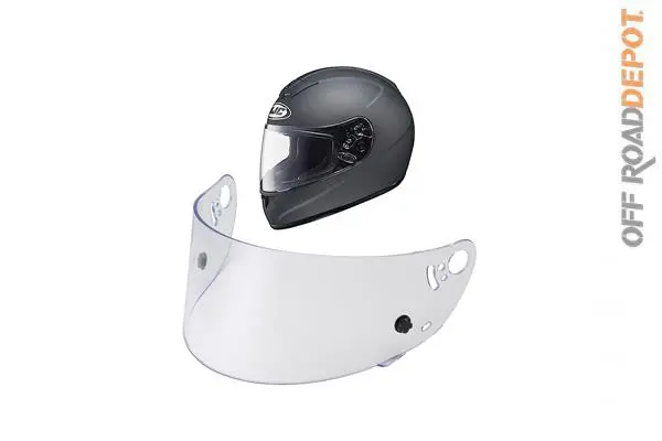 Rur Hjc-Shield-Clear - Mica Hjc Clara Para Cascos Ar-10-Ii/Fi-10/Hx-10/Si-12 1