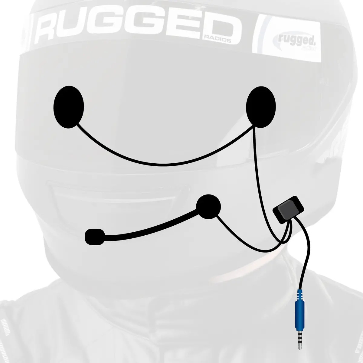 Super Sport Wired Helmet Kit With Alpha Audio Speakers And Mic 1