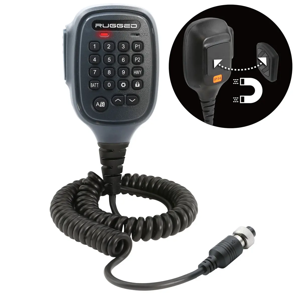 Hand Mic For G1 Mobile Radio With Scosche Magicmount 1