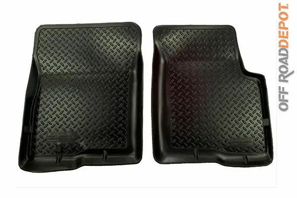 Tapetes Delanteros Negro Para Wrangler 86-96 1