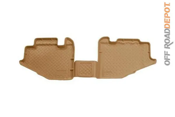 Tapetes Traseros Beige Para Jeep Tj 97-06 1