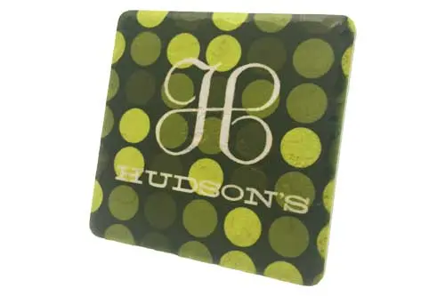 Vintage Hudson's Porcelain Tile Coaster 1