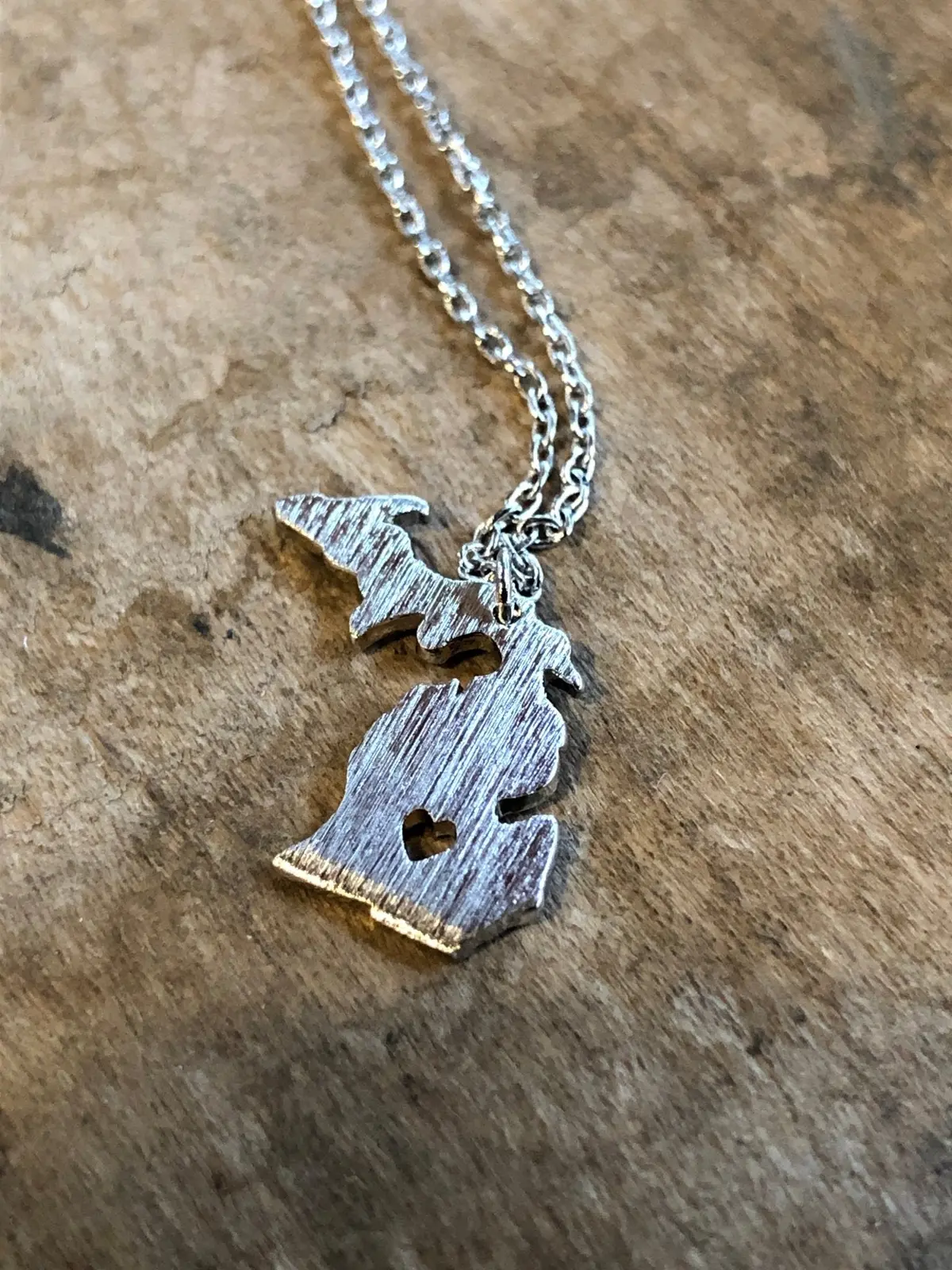 Michigan Love Dainty Necklace / Siver 1